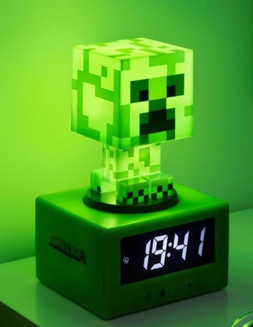 Minecraft Creeper lampada sveglia